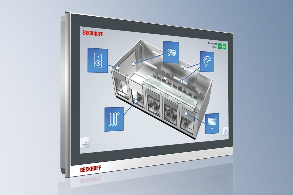 TwinCAT integriert das Human Machine Interface direkt in die gewohnte Engineering-Umgebung.