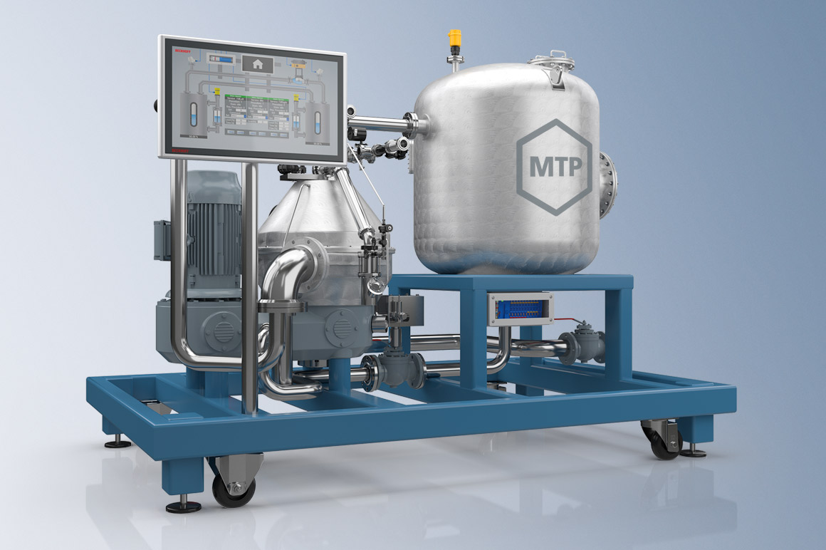 TwinCAT MTP increases the flexibility of the plant, as the reduced engineering effort allows for rapid changes to be made to the module arrangement.