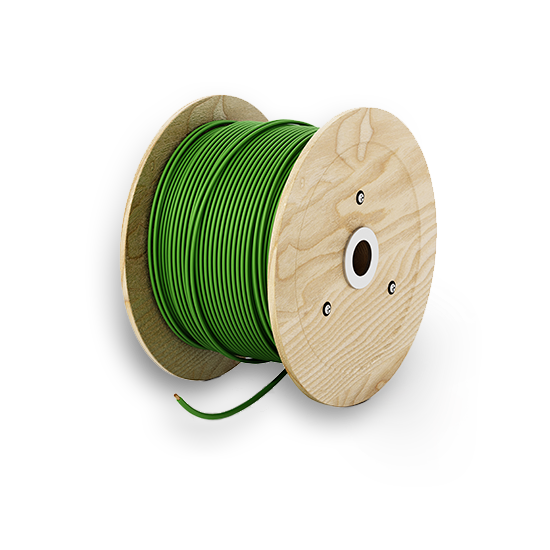 For increased demand and larger lot sizes, the cables are provided on disposable reels.