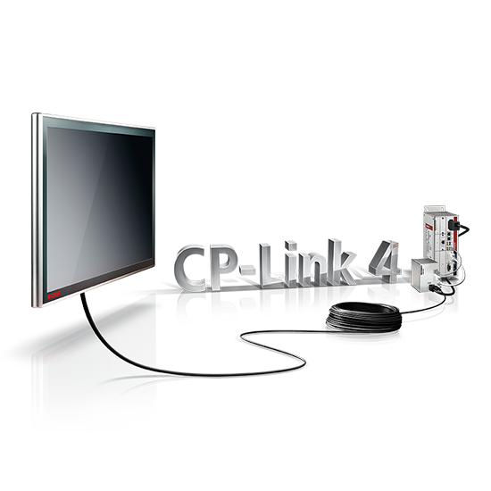 CP-Link 4: Die optimale Kombination für abgesetzte Bedieneinheiten bis zu 100 m.