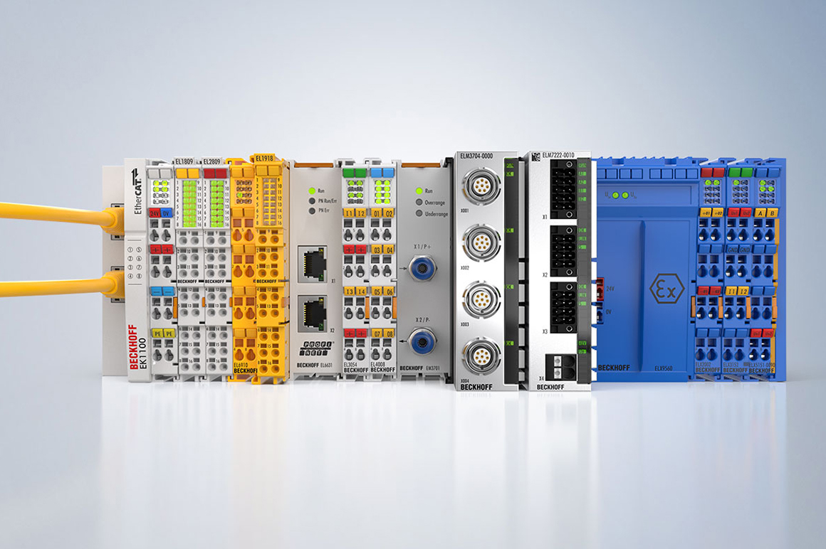 The high level of connectivity and long-term availability of the Beckhoff I/O portfolio offer secure investment protection with maximum functional diversity.