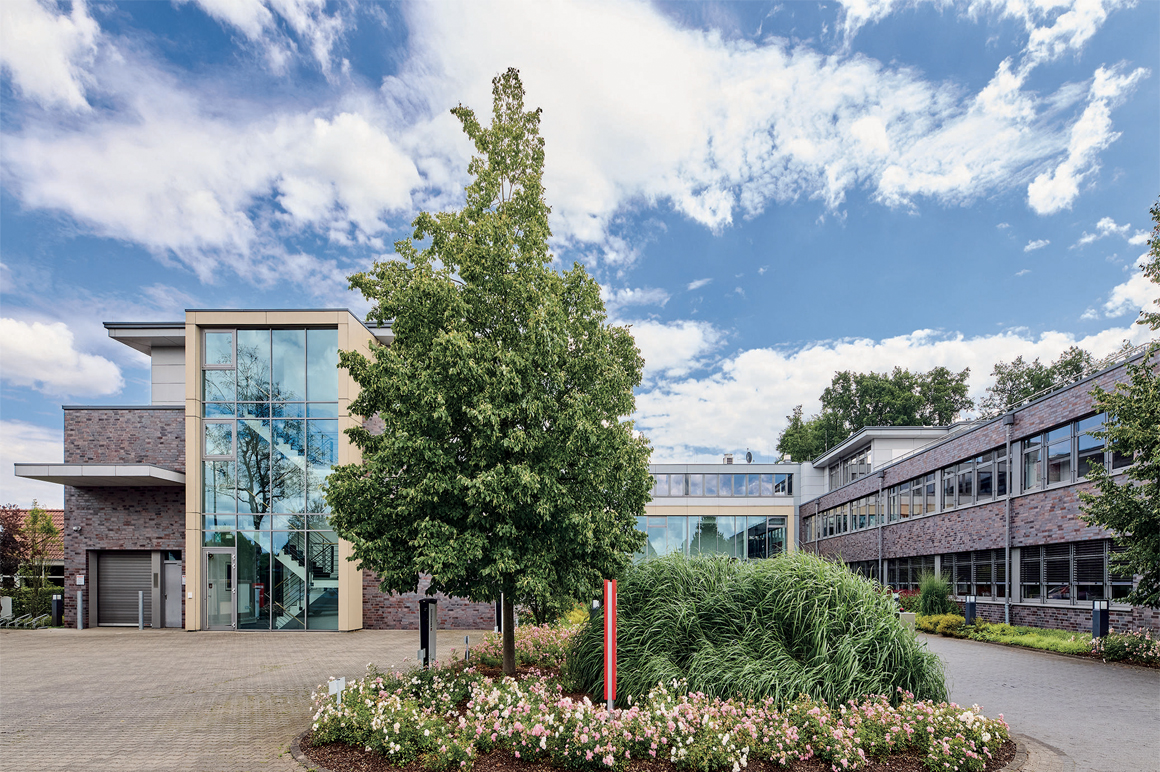 Die aktuelle, moderne Unternehmenszentrale von Beckhoff Automation im Verler Hülshorstweg