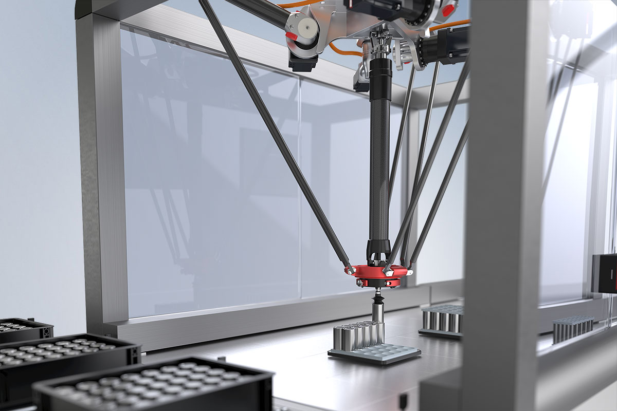 Precise control of robots can be realized with the TwinCAT automation software.