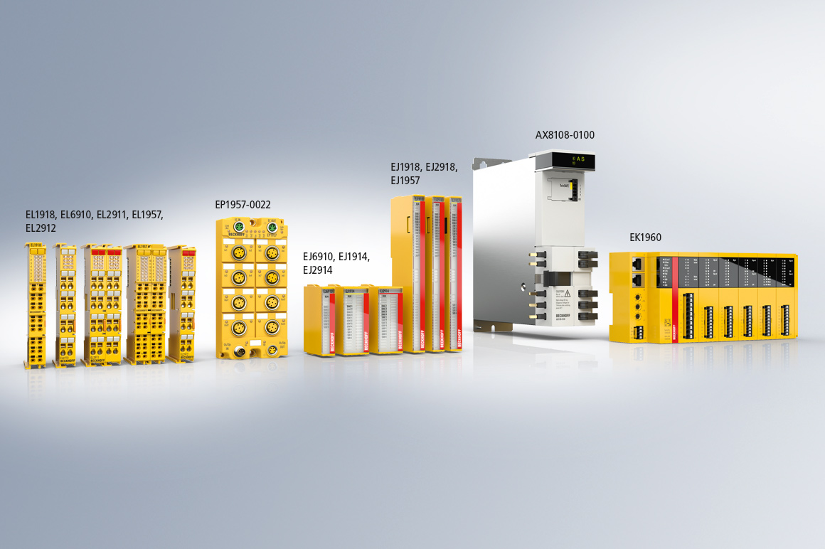 With a wide range of TwinSAFE logic-capable components, Beckhoff offers complete freedom in the design of the safety architecture. Due to their modularity and versatility, the TwinSAFE components fit seamlessly into the Beckhoff control system.  