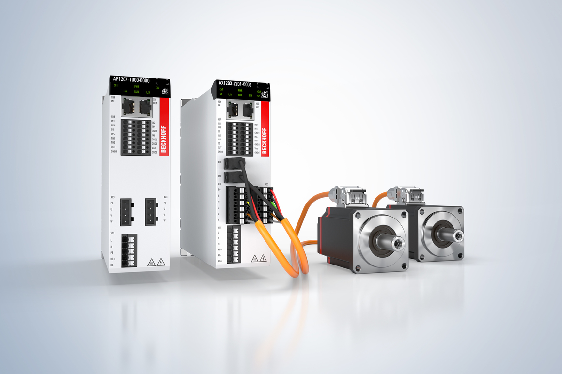 The economy drive system offers powerful, space-saving, and ideally matched drive solutions for packaging machines.