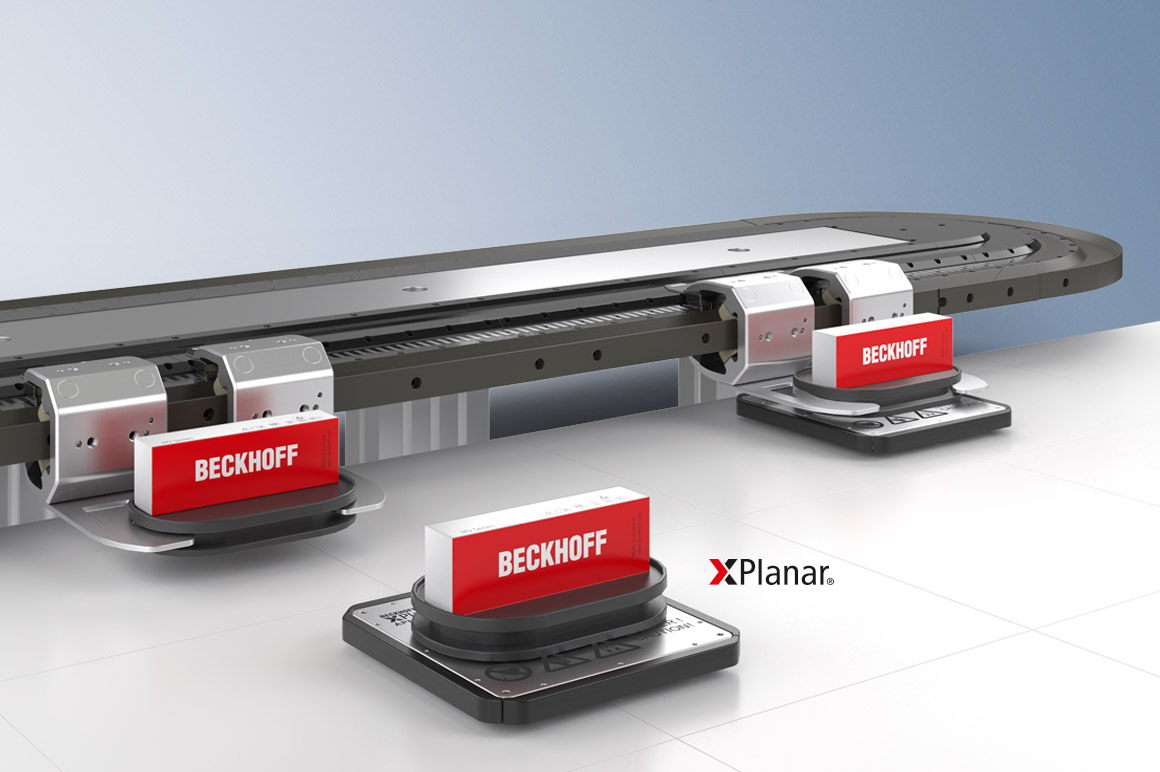 With the intelligent product transport systems XTS and XPlanar, packaging machines can be designed in entirely new ways. Like the XTS, XPlanar is based on the principle of passive movers that can be moved individually and with outstanding precision, ensuring maximum flexibility in product transporation. The necessary planar tiles can be arranged in any pattern and allow for smooth and touchless movements along six axes. The intelligent transport systems increase product throughput and reduce the machine's footprint. 