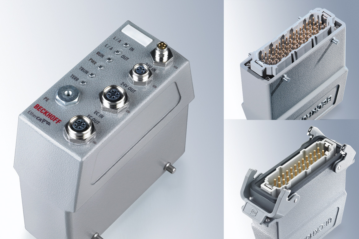 Requirements in injection molding technology prompted the development of the Fieldbus Modules from the FM33xx series. The multi-thermocouple connector is accommodated in a compact, splash-proof housing. 