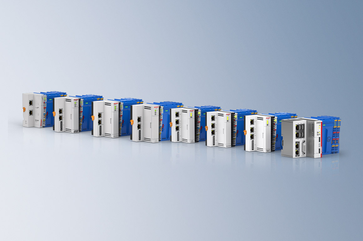 The Beckhoff components support various communication protocols, enabling the integration into all industrial process control systems. The connection can be established either via appropriate fieldbus couplers or via embedded controllers. 