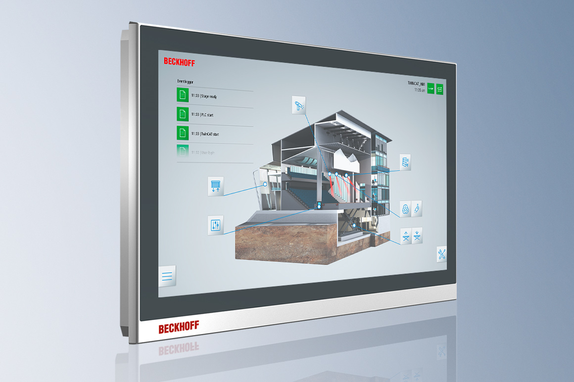 The fast way to a platform-independent user interface: with TwinCAT HMI 