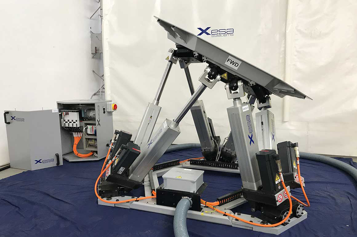 Xesa Systems uses the compact AX8000 multi-axis servo system in the latest generation of its driving simulators. 