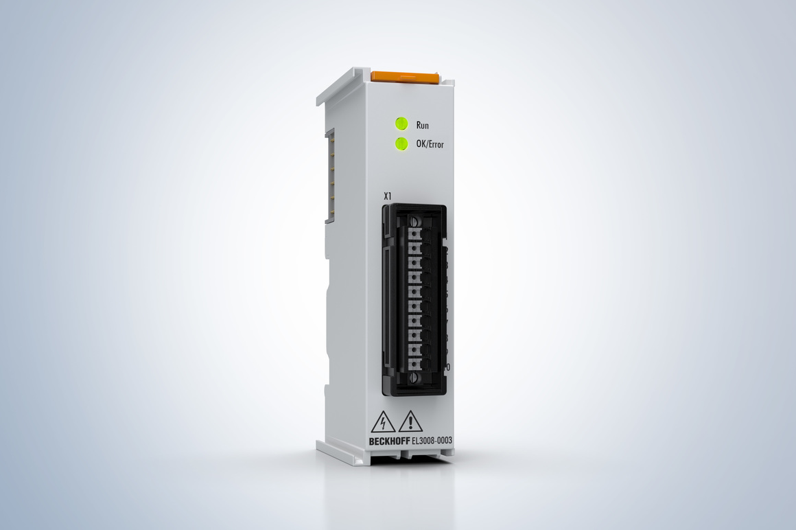 Die EtherCAT-Klemme EL3008-0003 ermöglicht die Messung von gestapelten Spannungen bis 1.500 V in Brennstoffzellen.