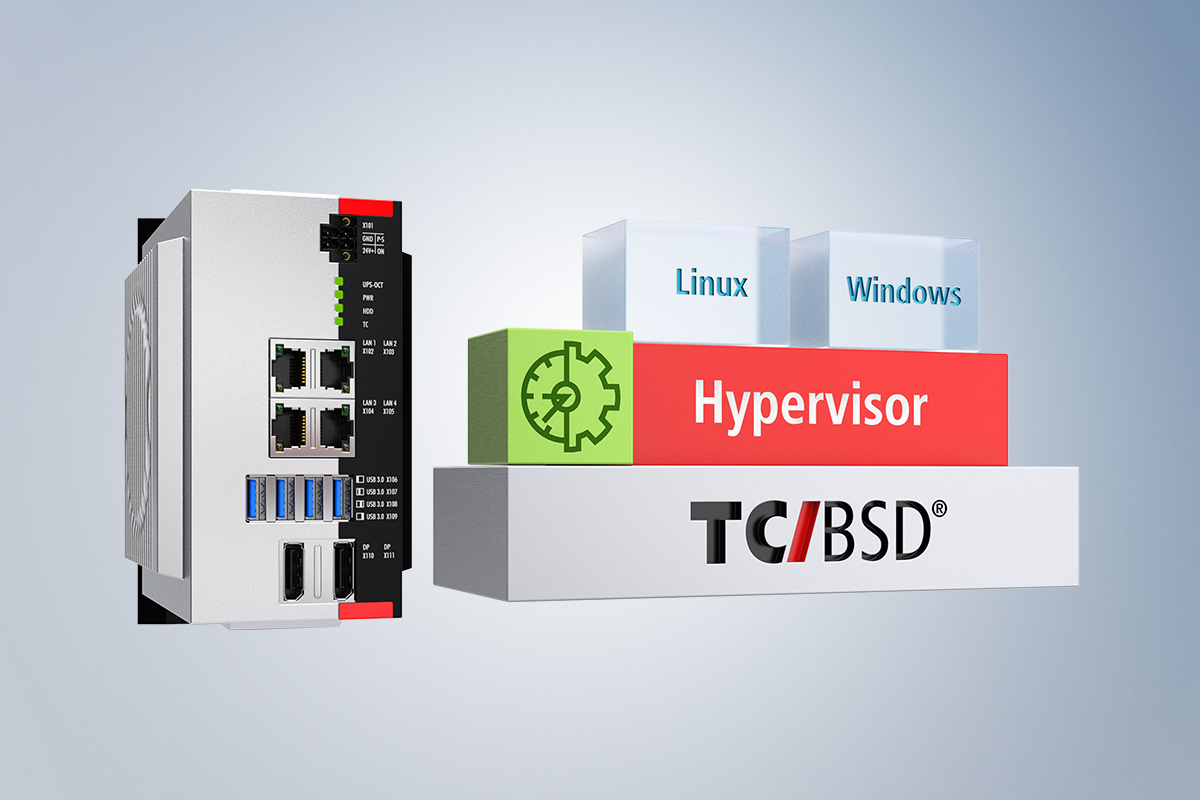 TwinCAT/BSD Hypervisor: Increased availability through integrated VM environments 