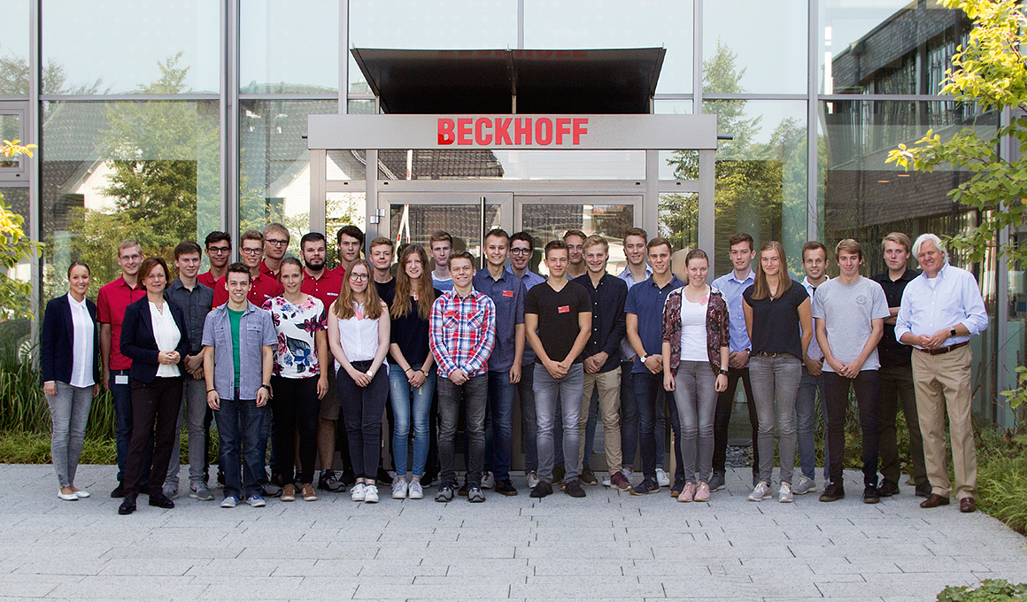 Every year we welcome around 60 young people to our company HQ in Verl, Germany, to start a practice-integrated course of study or training. 
