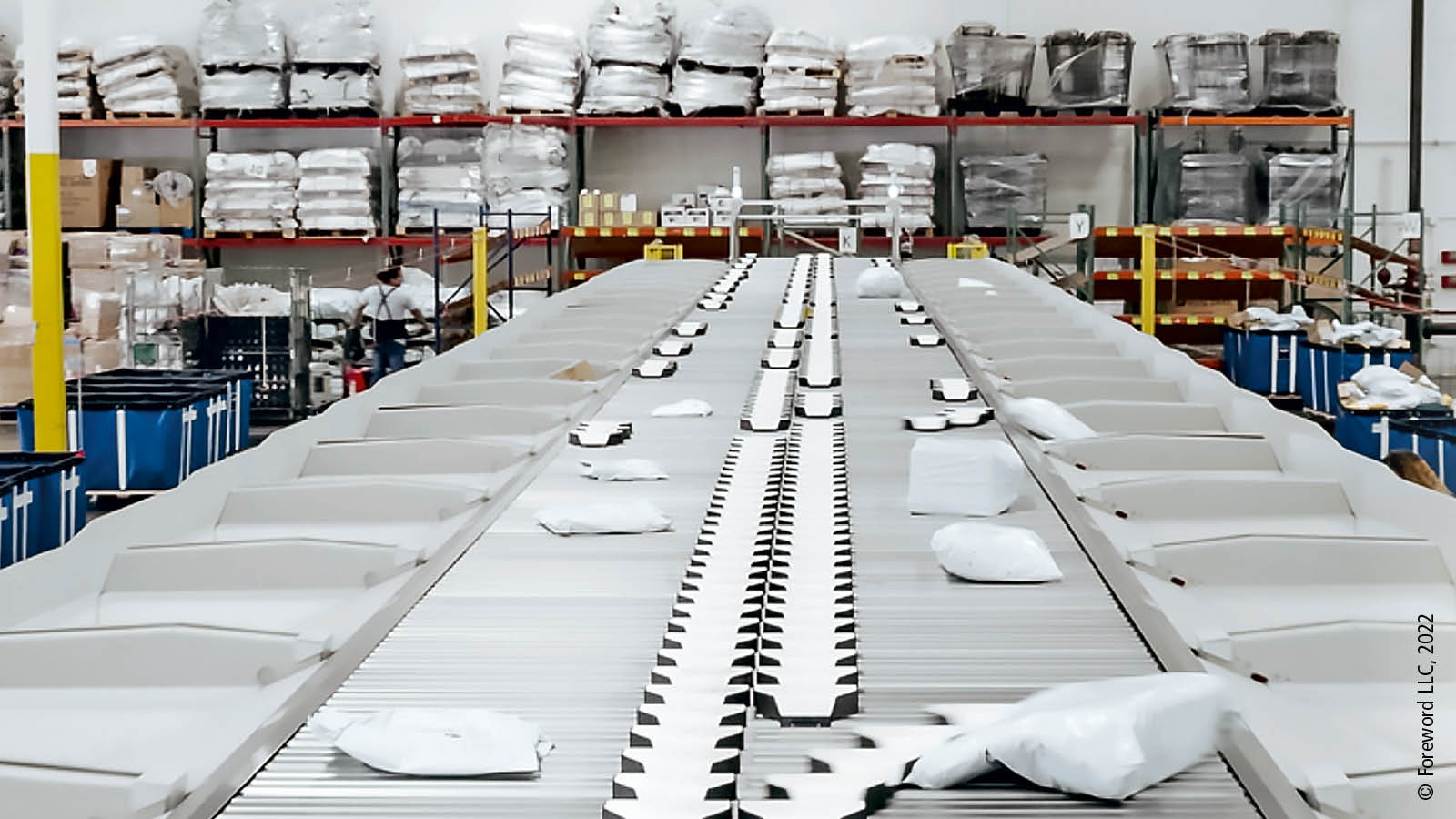 NPI developed the Xstream shoe sorter system while operating an e-commerce facility because existing solutions had difficulty handling polypacks for pharmaceuticals that they processed. 