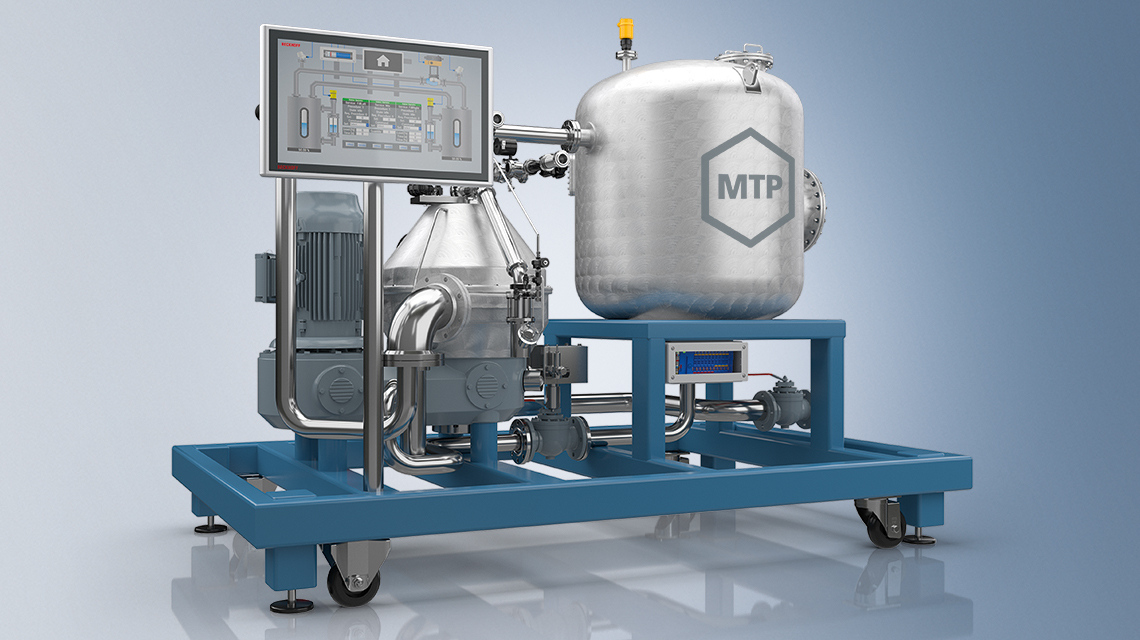 Mit TwinCAT MTP wird die Automatisierungssoftware von Beckhoff der zunehmenden Anlagenmodularisierung in der Prozessindustrie gerecht. 