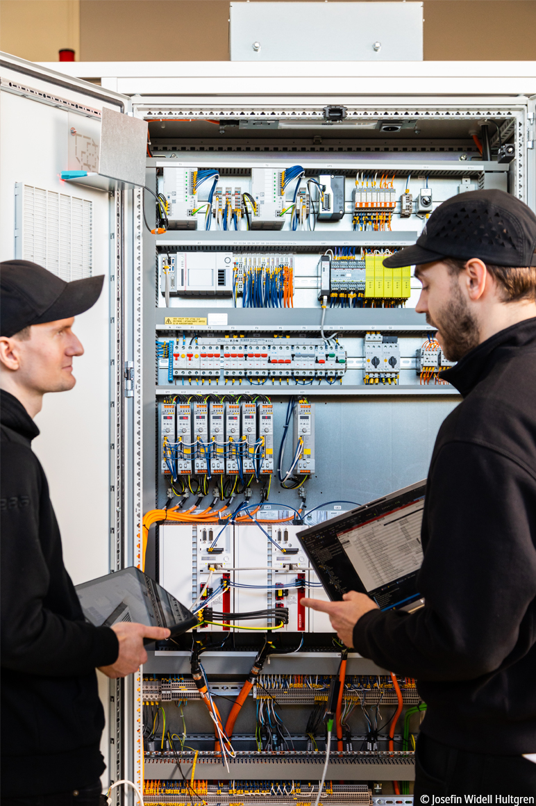 PLC, motion, and vision united in one runtime environment: a look inside the control cabinet