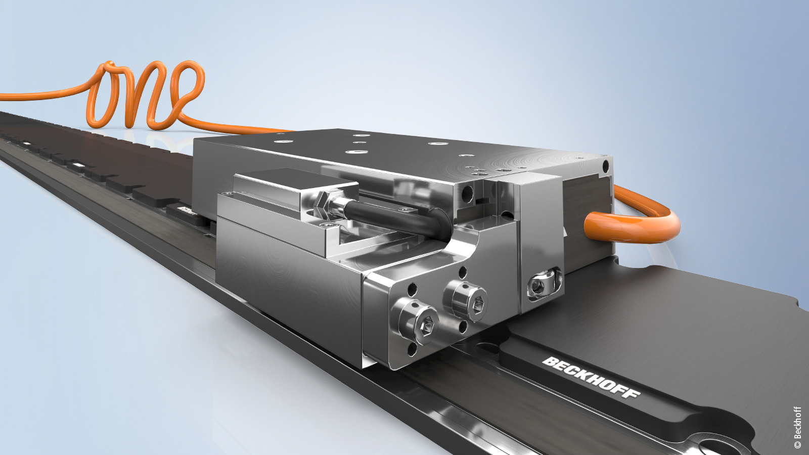 The Beckhoff One Cable Technology (OCT) is now also available with the AL8000 linear motors.