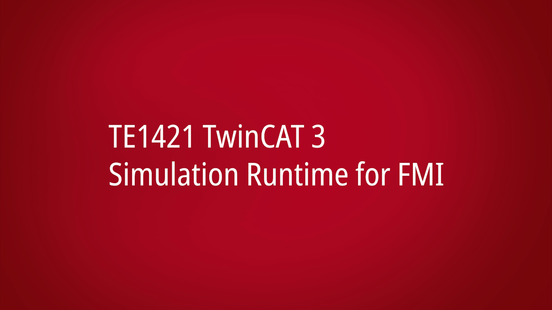 The TwinCAT 3 Simulation Runtime for FMI enables software-in-the-loop simulation for tools that support the FMI standard. Validate TwinCAT control logic against a realistic system model – such as motion sequences in Simscape™ Multibody™ – at an early stage and accelerate virtual commissioning (video in English).