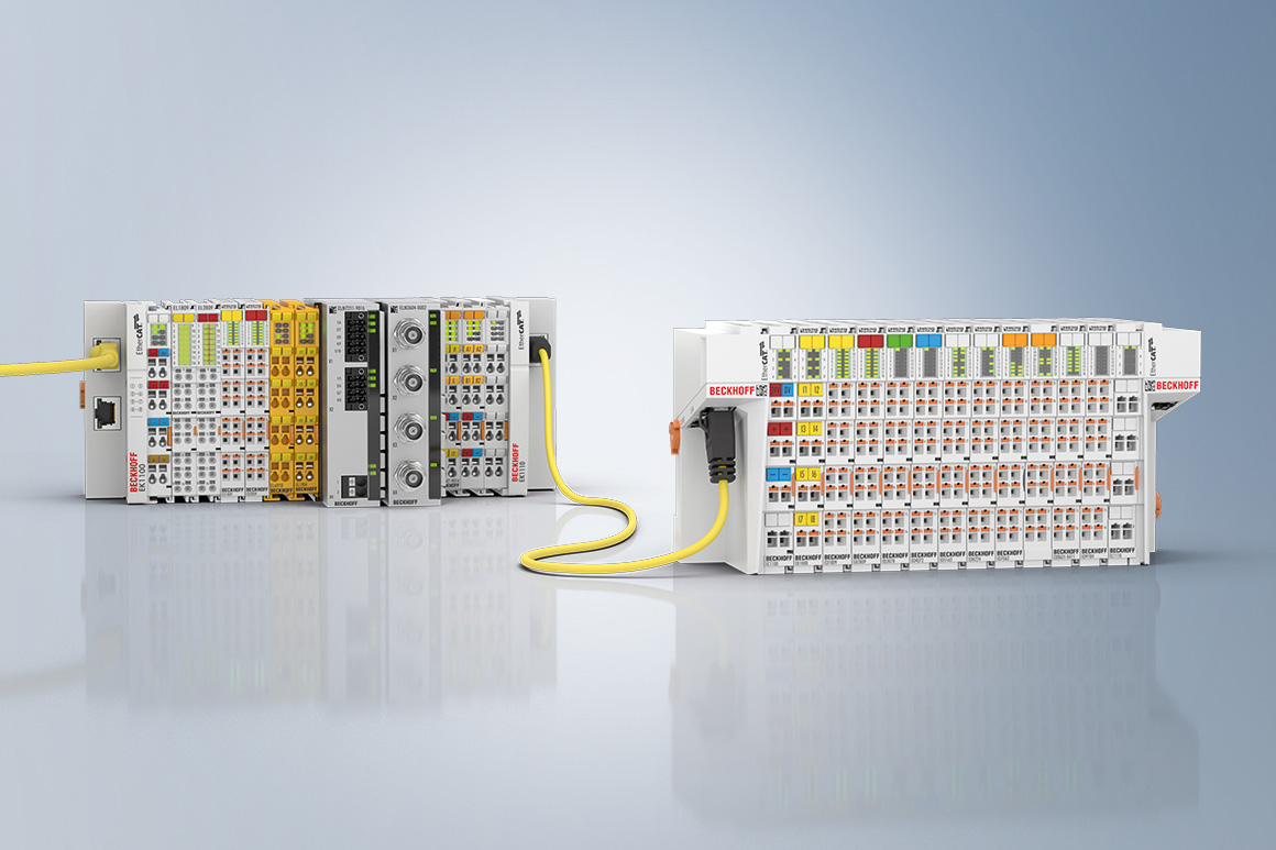 Modern connection technology with consistent form factor. The optimized ED terminals are fully backward compatible and also available with pluggable wiring level.