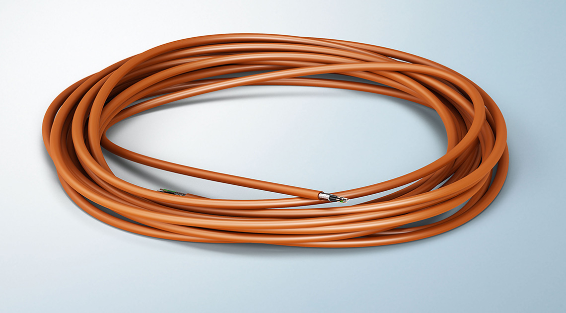 Cable available as pre-cut cable rings in 5, 10, 25, 50 or 100 meters or sold by the meter from 1 m length