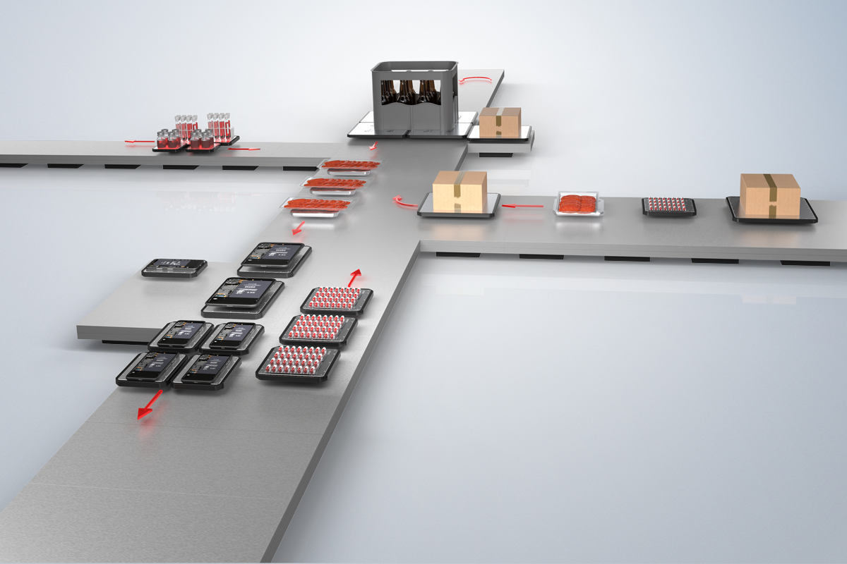 XPlanar mover: Scalable payload through 7 mover sizes and mover couplings