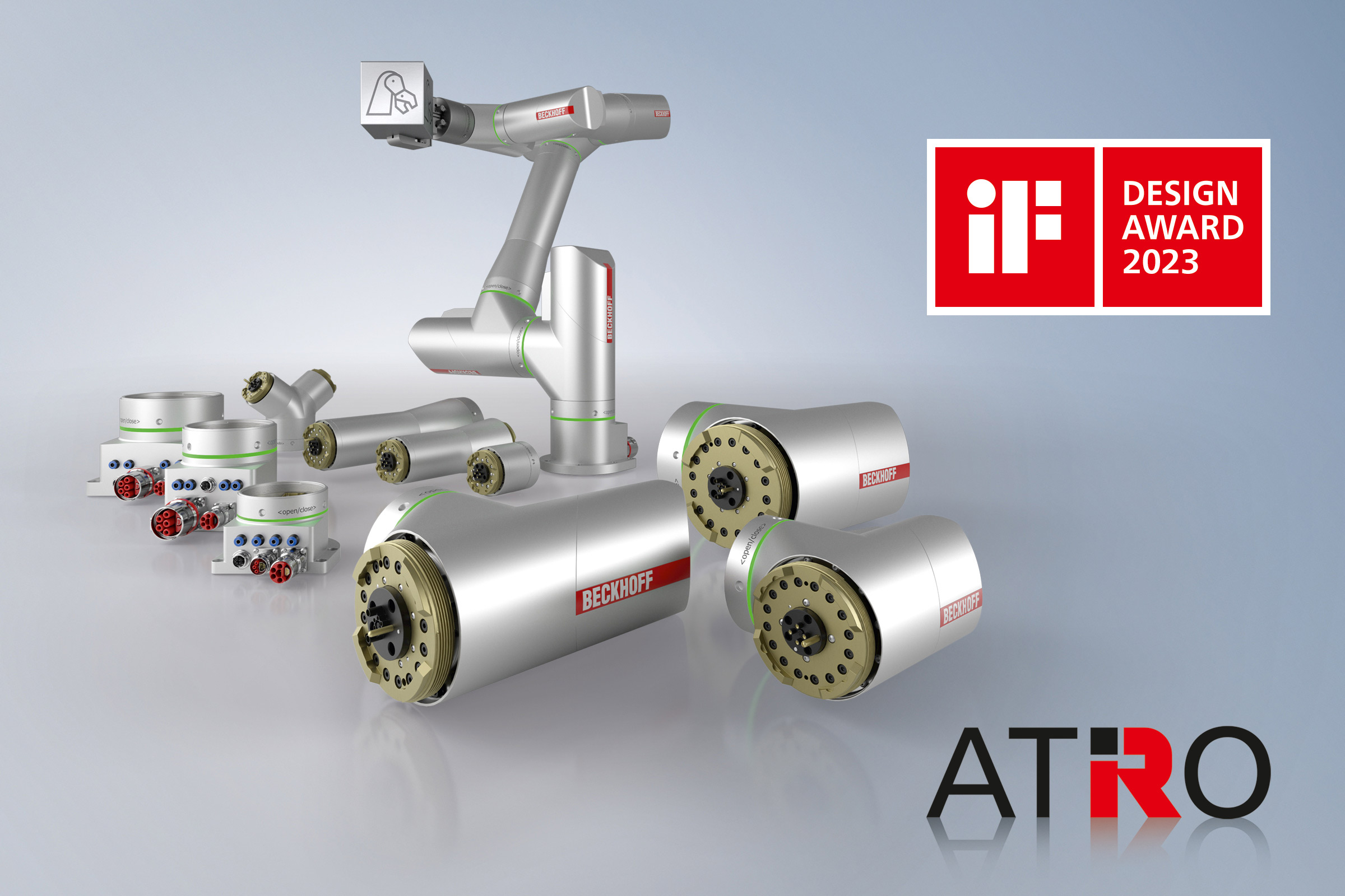 ATRO-System von Beckhoff: die komplette Maschine vollständig automatisiert. 