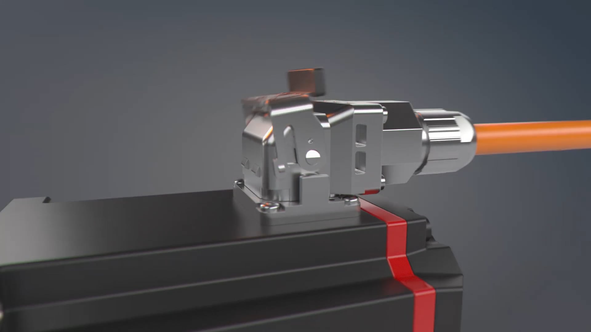 When servomotors are used with OCT, the feedback signals are transmitted directly to the power supply via the cable.
