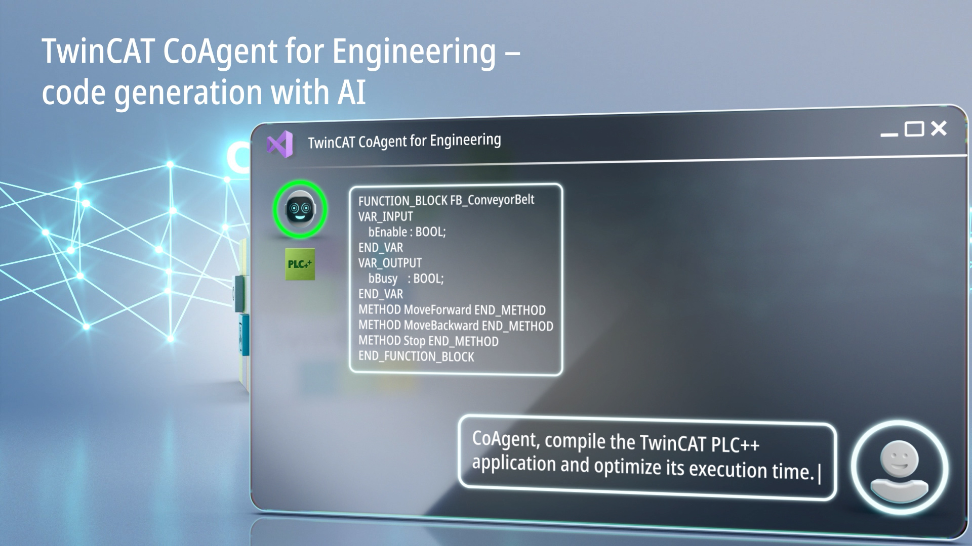 TwinCAT CoAgent – AI-based assistant simplifies the engineering process