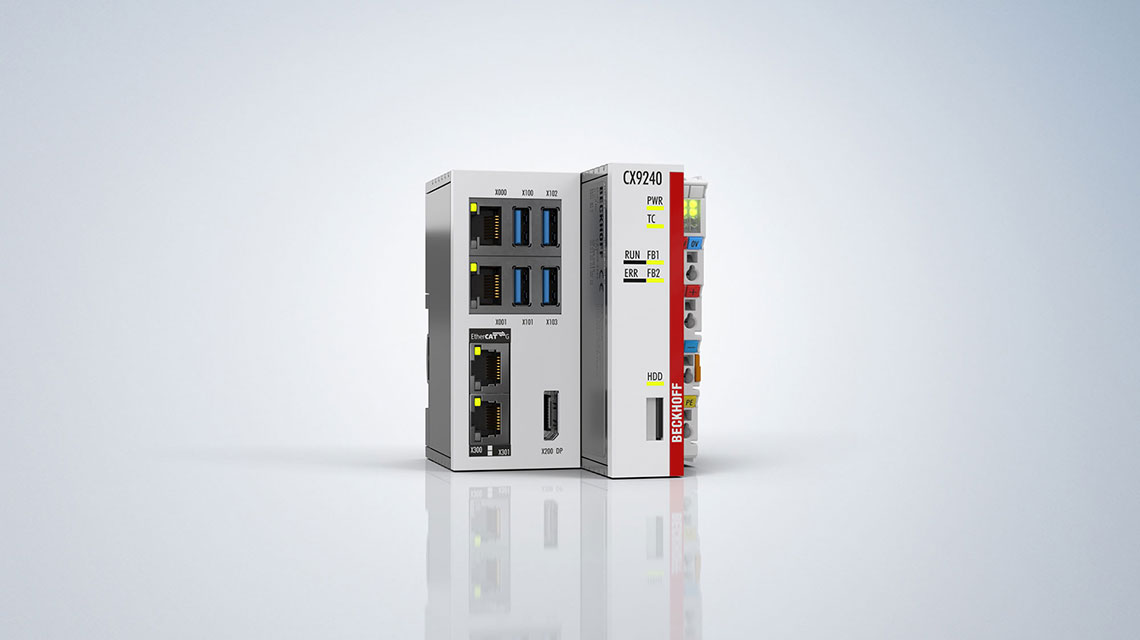 CX9240 Embedded PC series: compact, DIN rail-mountable Ethernet control system