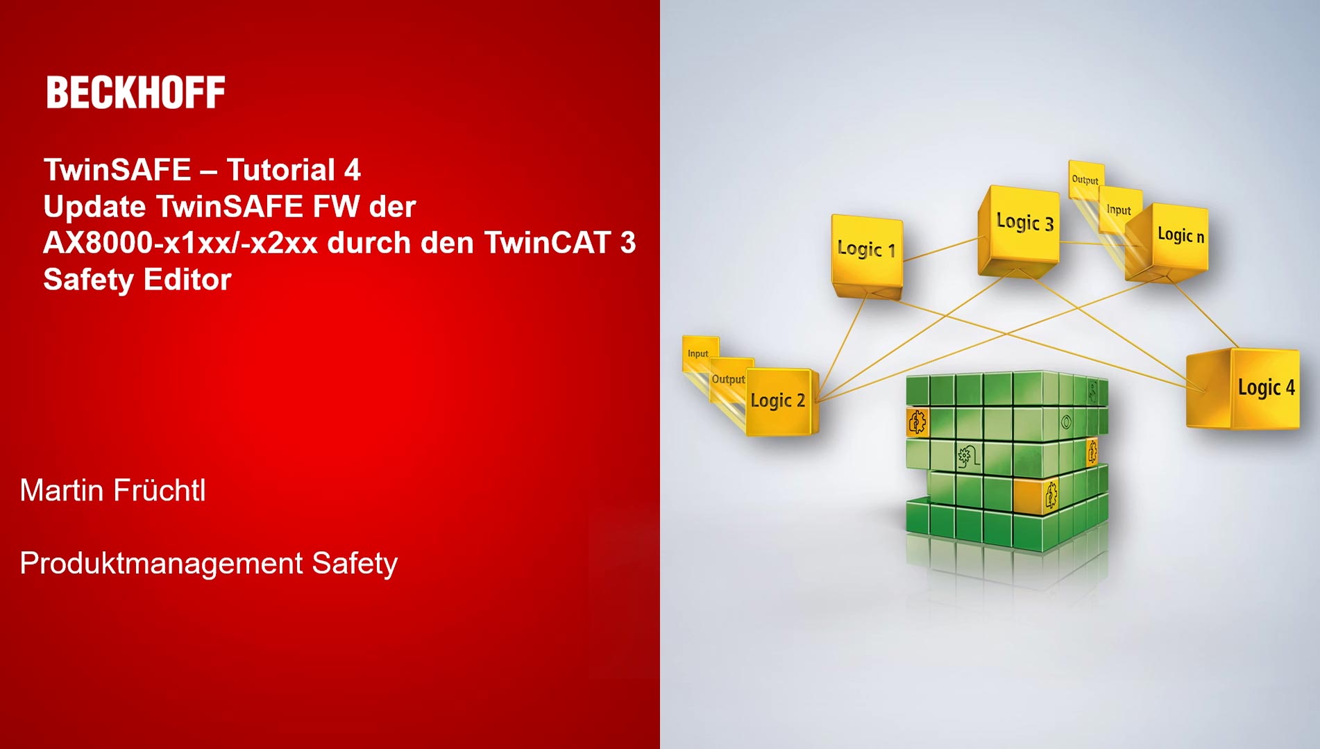 Tutorial 4: Update FW der AX8000-x1xx/-x2xx mit dem TwinCAT 3 Safety Editor 