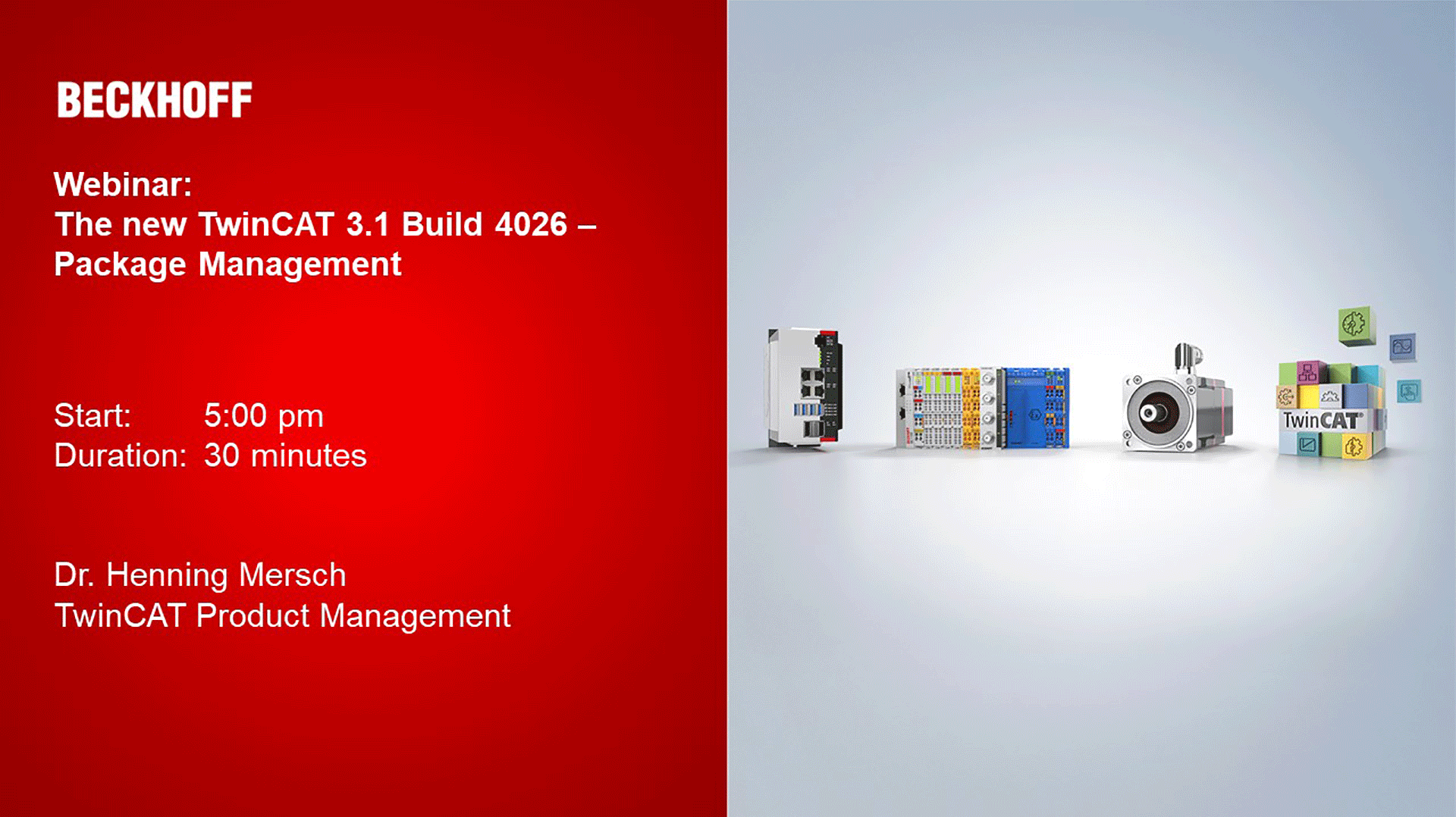 TwinCAT 3.1 Build 4026 – Package Management