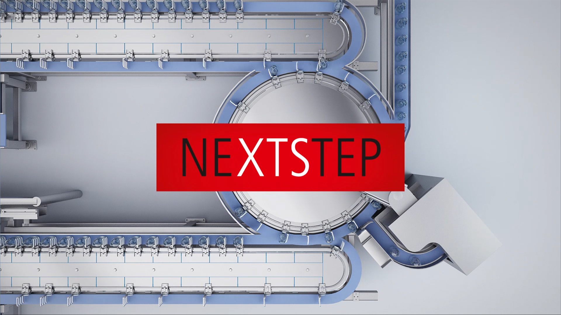 The XTS enables new machine designs for beverage filling lines. 