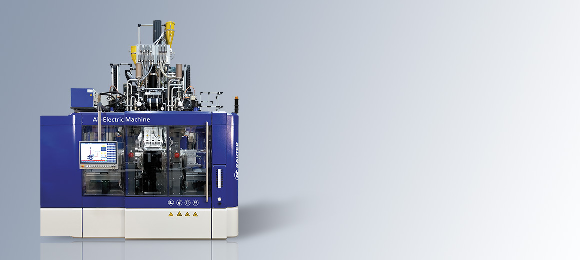 Servoelektrisch angetriebene Blasformmaschine mit Beckhoff Industrie-PC, EtherCAT-Klemmen und 24“-Panel © Kautex Maschinenbau